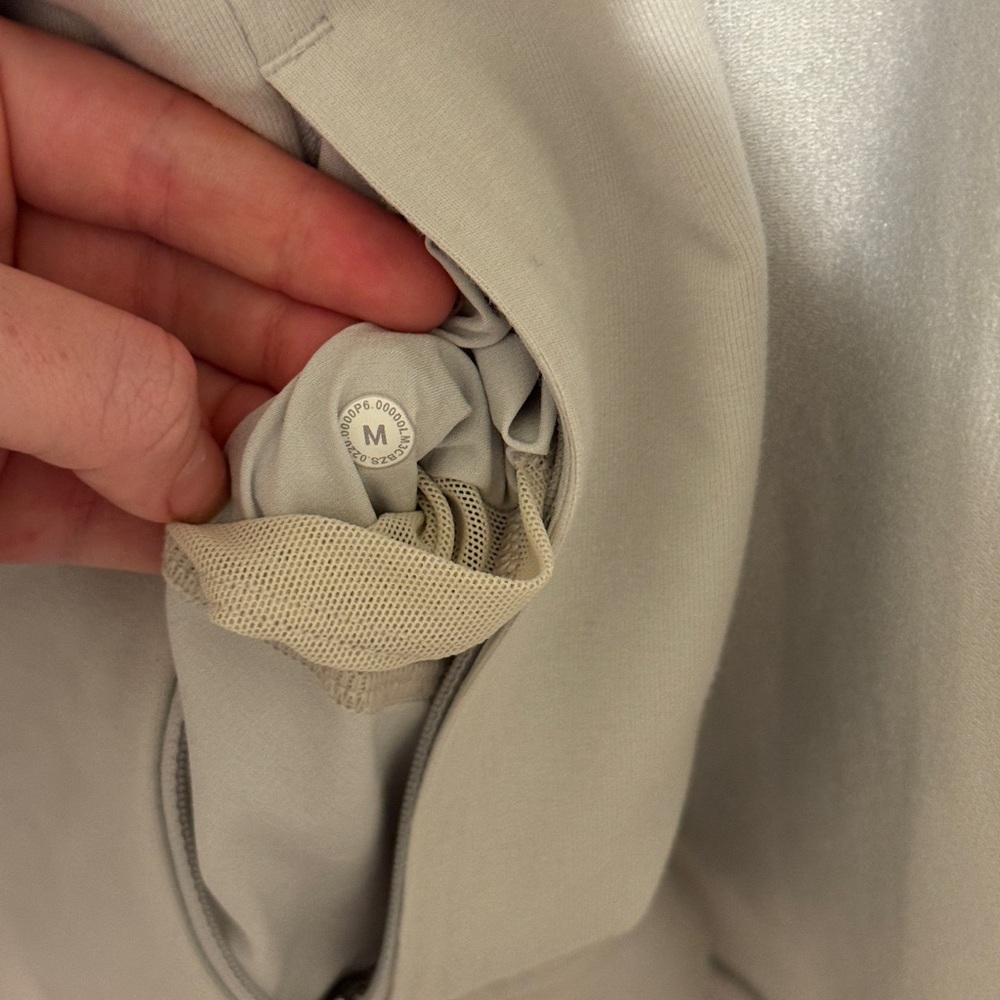 Lululemon Light Gray Zip-Up Hoodie - Picture 4 of 4